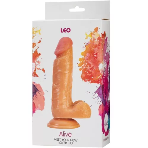 ÉLŐ LEO – realisztikus pénisz vibrátor 17 cm