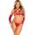 LEG AVENUE – 3 részes szett: top, tangá és mandzsetta