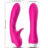 ARMONY – romantikus vibrátor stimulálóval, fukszia