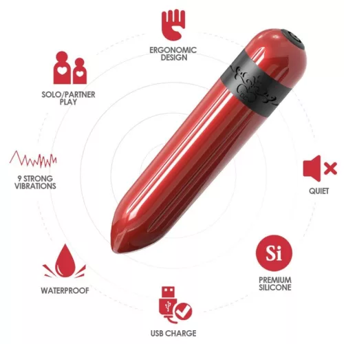 ARMONY - fuchsiás mini vibrátor extra érzékiséggel