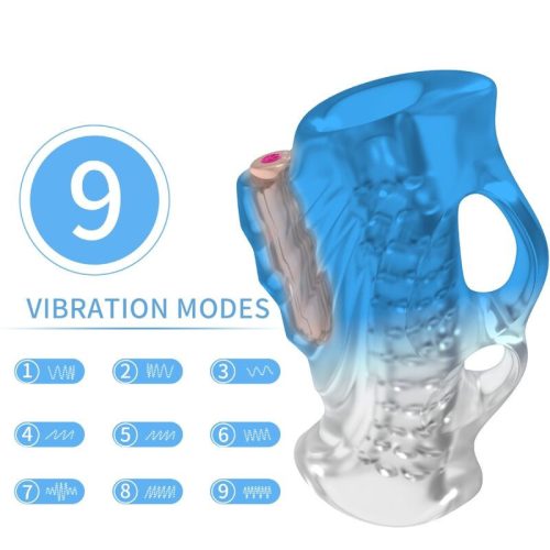 ARMONY – ujjvibrátor és maszturbátor kék árnyalatban