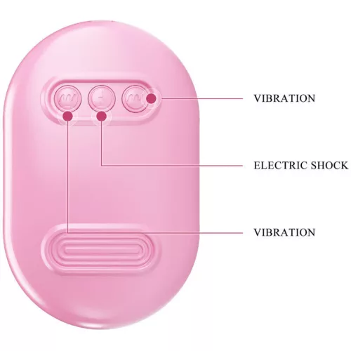 PRETTY LOVE – érzéki elektro-stimuláló csipesz pink színben