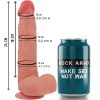 ROCKARMY – prémium folyékony szilikon Raptor vibrátor 24 cm