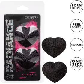   CalExotics Radiance – szív alakú mellbimbó védőfedelek
