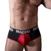 Macho MS26N – elegáns fekete-piros férfi alsónemű
