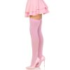 LEG AVENUE – prémium rózsaszín nylon combfixek