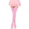 LEG AVENUE – prémium rózsaszín nylon combfixek