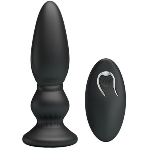 MR PLAY – erőteljes távirányítós anális vibrátor fekete