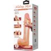 PRETTY LOVE - élethű 24 cm-es dildó csésze szívással