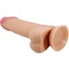 PRETTY LOVE – élethű dildó csúszkáló bázissal 19,4 cm
