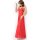CHILIROSE – hosszú, piros babydoll L/XL méretben