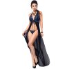 CHILIROSE - érzéki babydoll kék-fekete S/M méretben