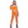 CHILIROSE - érzéki narancssárga topp és leggings S/M