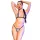 CHILIROSE – elegáns ezüst bikini S/M méretben