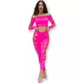 CHILIROSE - érzéki fuchsiai top és nadrág szett