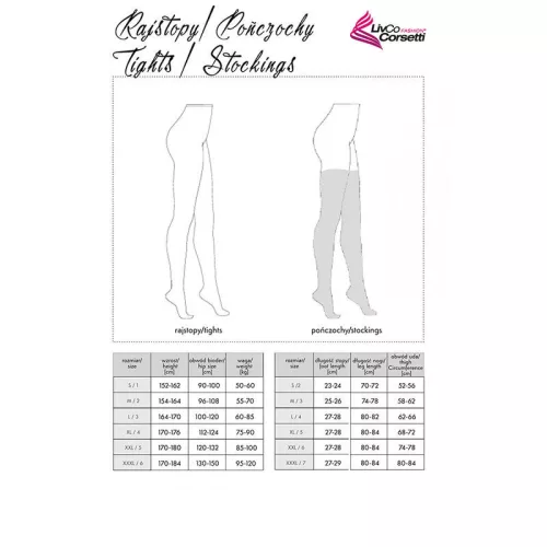 LIVCO CORSETTI FASHION – elegáns fekete harisnya, egy méret