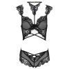 LIVCO CORSETTI FASHION - csábító fekete melltartó és bugyi szett