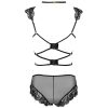 LIVCO CORSETTI FASHION - csábító fekete melltartó és bugyi szett