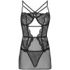 LIVCO CORSETTI FASHION – elegáns fekete ing és fürdőnadrág L/XL