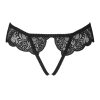 LIVCO CORSETTI FASHION – érzéki, nyitott bugyi fekete színben
