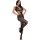 LIVCO CORSETTI FASHION - érzéki fekete bodystocking egy méretben