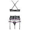 LIVCO CORSETTI FASHION – Sensuális melltartó, harisnyakötő és bugyi L/XL