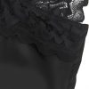 SUBBLIME – virágmintás fekete babydoll S/M