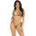 Leg Avenue - Elegáns fekete bikinialsó érzéki stílusban