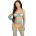 LEG AVENUE – kék crop top harisnyák és kesztyűk