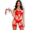 CHILIROSE - érzéki négy részes piros tanga szett