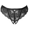 LIVCO CORSETTI FASHION – érzéki, nyitott bugyi fekete színben