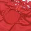 SUBBLIME – selymes csipkés babydoll (Vörös, S/M)