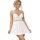 SUBBLIME - elegáns fehér babydoll, V-kivágással és masnival