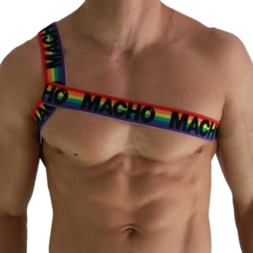 Macho – stílusos rósza hám L/XL méretben