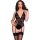 ChiliRose CR 4702 – szexi, nyitott fenekű bodysuit fekete M