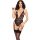 Chilirose CR 4722 – érzéki fekete bodysuit nyitott köldökön