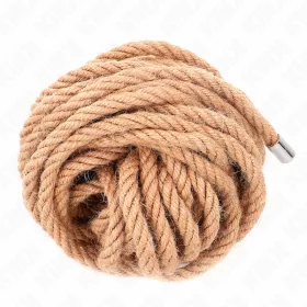 KINK - 10 m hosszú kender kötél fém véggel