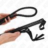 KINK – hosszú fekete kígyóbőr ostor 210 cm