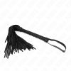 KINK – fekete textúrájú markolatú ostor 48,5 cm