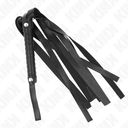 KINK – fekete széles farok ostor 48,5 cm