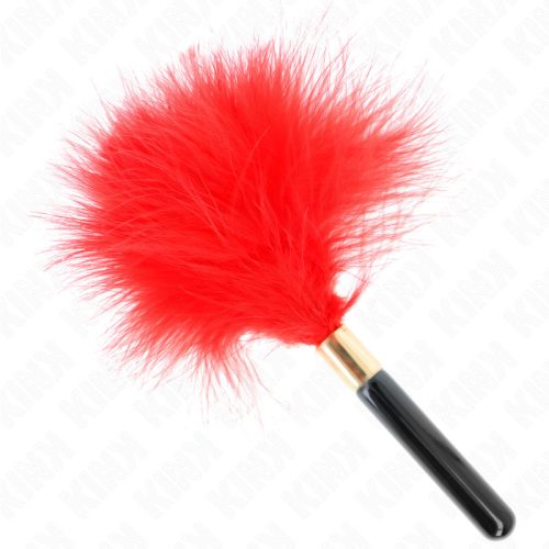 Kink - piros arany tollak izgató érzésekkel 18 cm