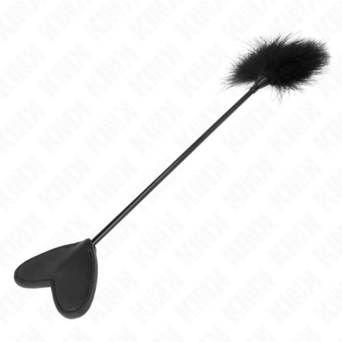 KINK - érzéki szív formájú csapkodó tollakkal 31 cm
