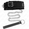 KINK - Korlátozó pórázos nyakörv - 36-42 cm, fekete
