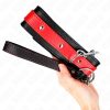 KINK – állítható nyaklánc piros pánttal 36-43 cm