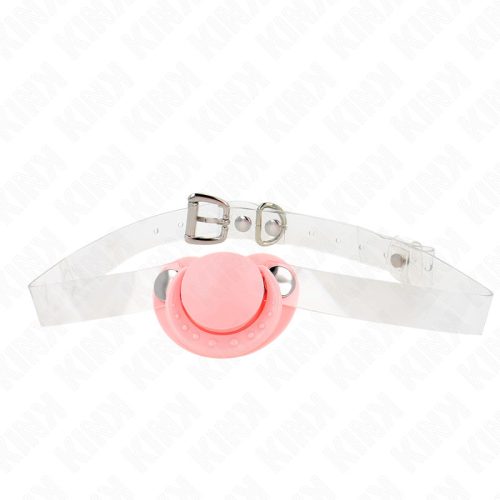 KINK – állítható rózsaszín paci formájú gátló 43-60 cm