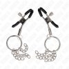 KINK – ezüst csiklócsipesz lánccal, 6 cm
