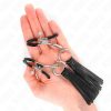 KINK – Bőrhatású csipkés mellbimbócsipesz 6 cm