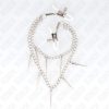 KINK - tüskés láncos mellbimbó csipesz 30 cm