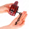 KINK – sötétpiros csuklópánt készlet 23 x 5 cm