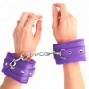 KINK - prémium szőrme bélésű csuklóbilincsek lila
